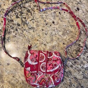 Vera Bradley Vibrant Pink Paisley Crossbody Bag